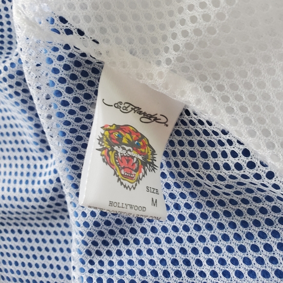 Ed hardy track coat france flag and skull medium - Picture 7 of 8